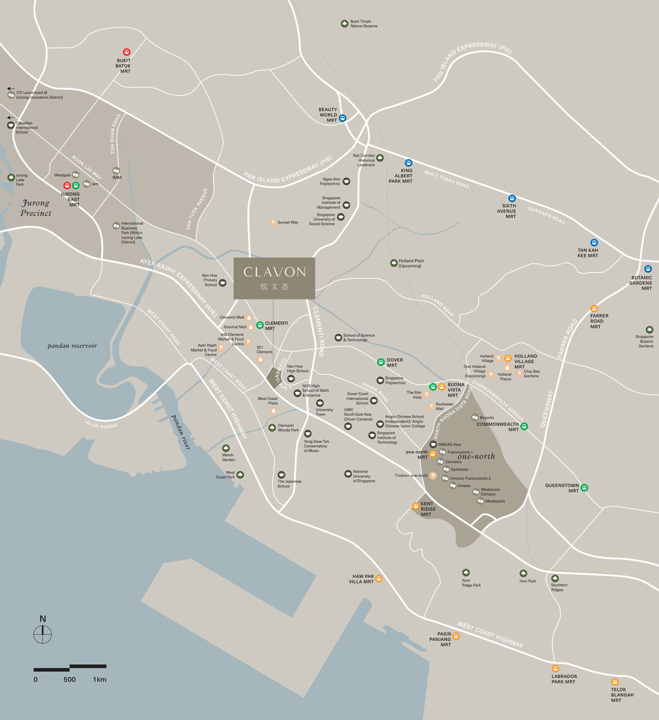 Clavon-Location-Map